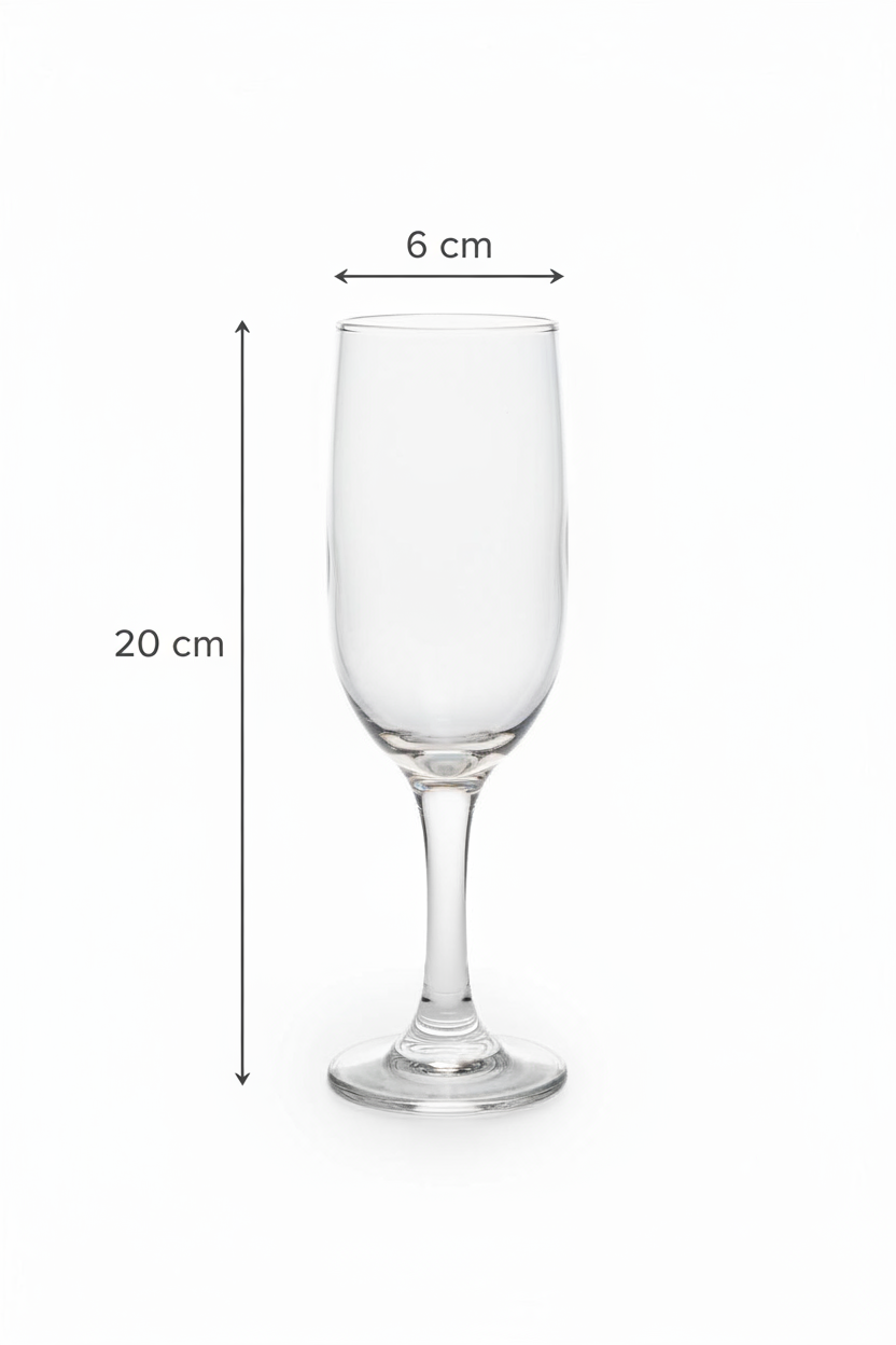 Taça Flute para Champagne e Espumante Gallant 180ml — Nadir Figueiredo