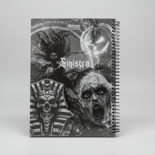Caderno Sinistro 1 Matéria 80 Folhas São Domingos – Universitário | Capa Dura Espiral | Pautado | 20×27,5 cm | Papel FSC