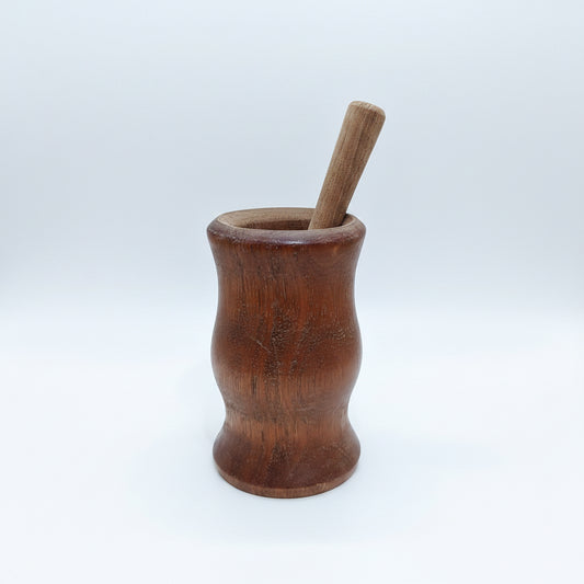 Pilão com Socador de Madeira 12 x 7,5 cm – Edal Utensílios
