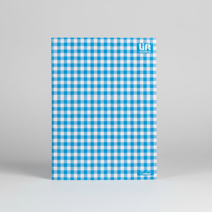 Caderno Brochura Capa Dura Lift Credeal Xadrez – 96 Folhas Universitário 1 Matéria
