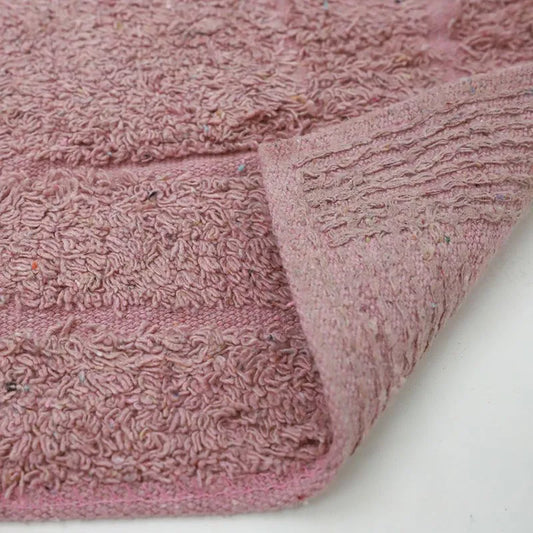 Tapete Banheiro Hidalgo Rosa 40×60 cm – Algodão Antiderrapante | Niazitex