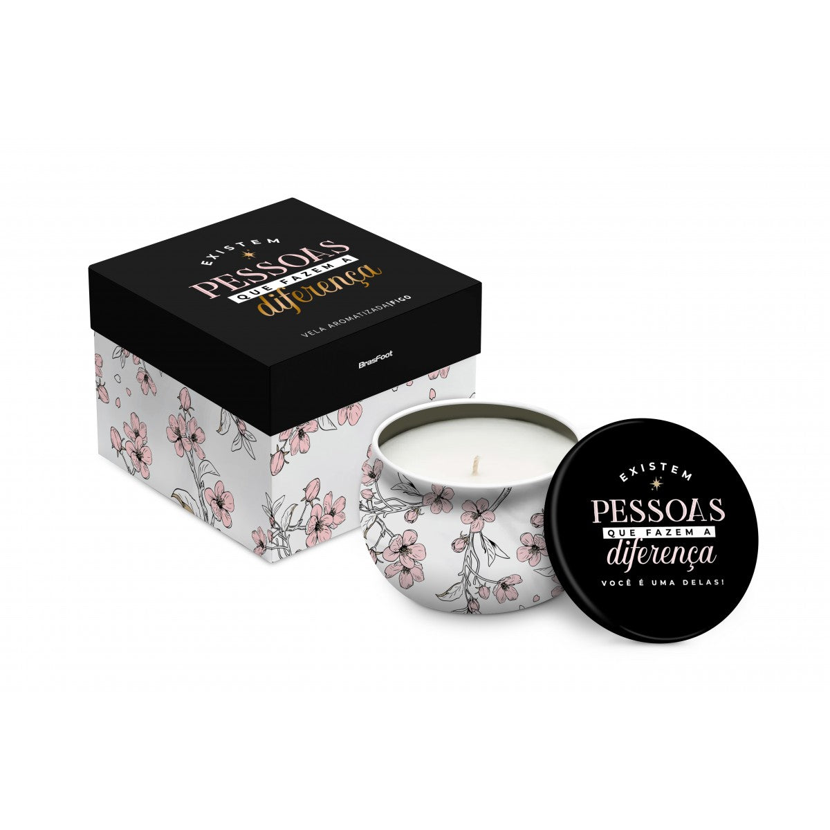 Vela Aromática Lata - Figo - Pessoas que Fazem a Diferença | BrasFoot Presentes
