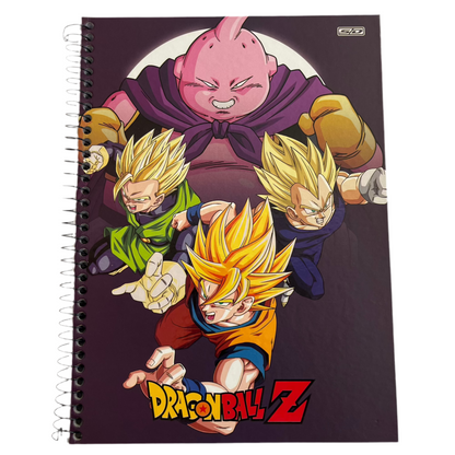 Caderno Dragon Ball Z Universitário Capa Dura 1 Matéria 80 Folhas | São Domingos