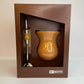 Kit Chimarrão Matetri – Cuia de Chimarrão Caramelo + Bomba Inox | Elegância e Tradição