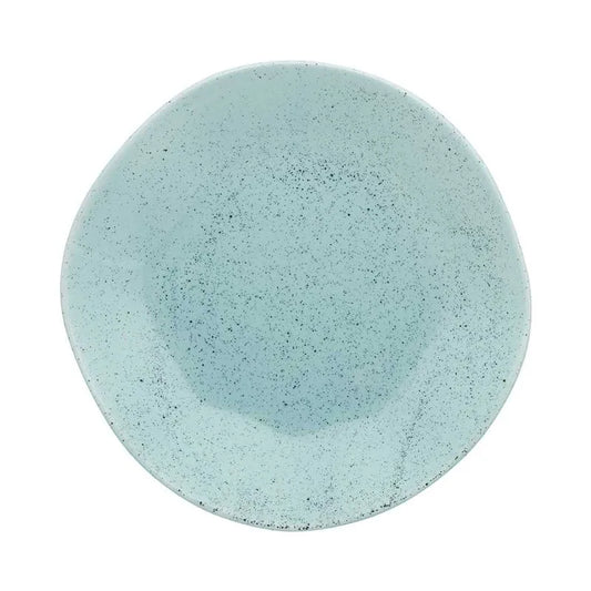 Conjunto de 6 Pratos Rasos Porcelana 27,5 cm Ryo Blue Bay Oxford – Azul Artesanal