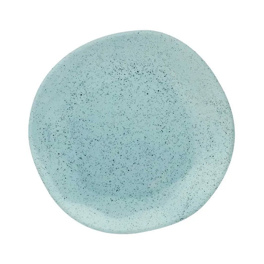 Conjunto 6 Pratos Fundos Porcelana 22,5 cm Ryo Blue Bay Oxford – Azul Artesanal