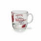 Caneca de Vidro Elegance 300ml Brasfoot - Um Presente Para Uma Pessoa Muito Especial