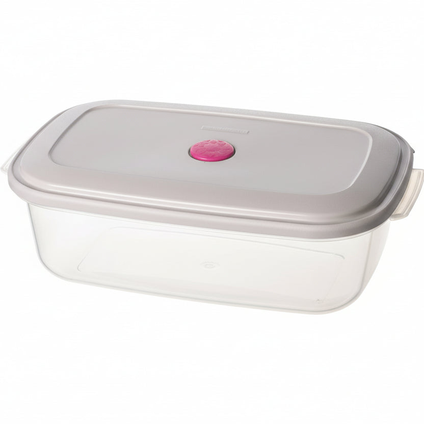 Pote Retangular Sanremo Vac Freezer 2,34L | Hermético, BPA Free, Micro-ondas/Freezer