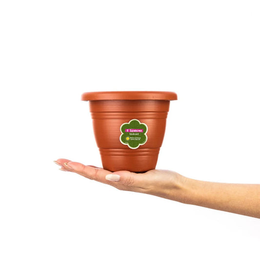 Vaso Redondo Plástico Sanremo 13cm 505V/93