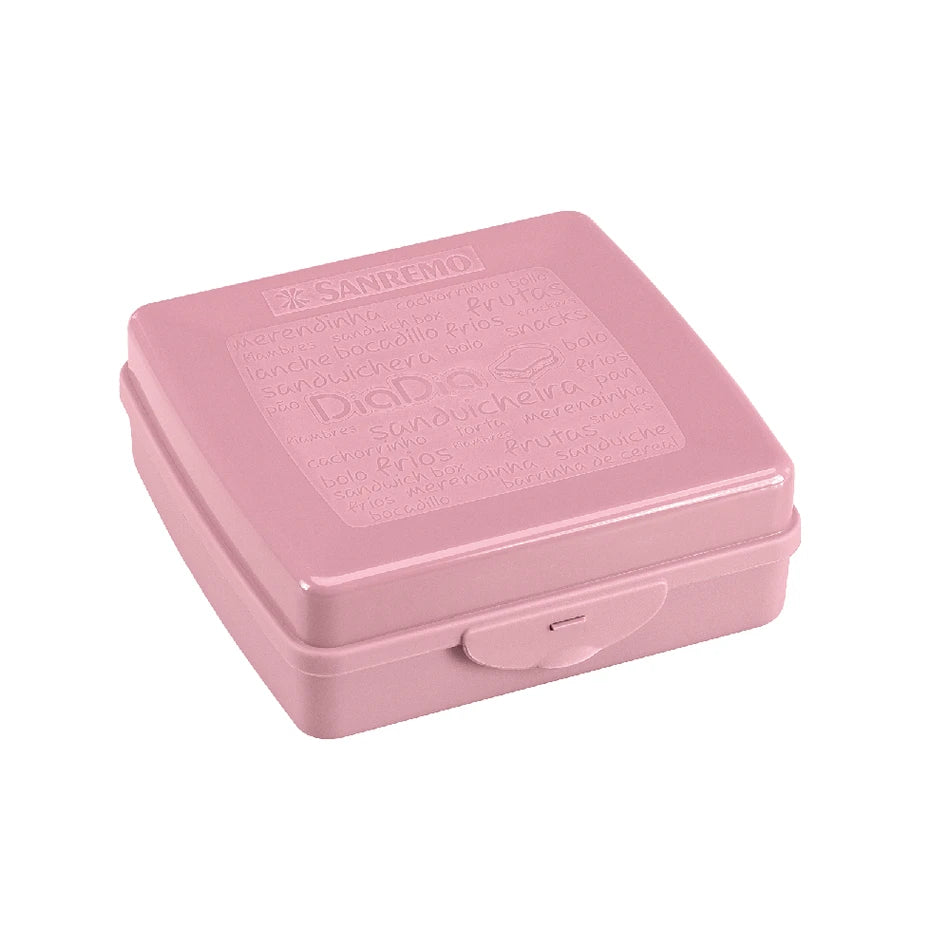 Sanduicheira Plástica Rosa Sanremo SR684/1 BPA Free 13,1 x 13,2 x 4,5 cm
