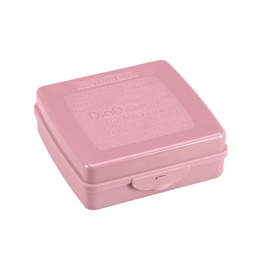 Sanduicheira Plástica Rosa Sanremo SR684/1 BPA Free 13,1 x 13,2 x 4,5 cm