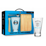 Kit Caipirinha do Grêmio | Copo, Socador, Tábua e Colher | Brasfoot Presentes