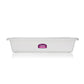 Travessa Plástica Sanremo M Ref.342 — 44×28,5×8,2 cm | Bandeja para Temperar e Servir