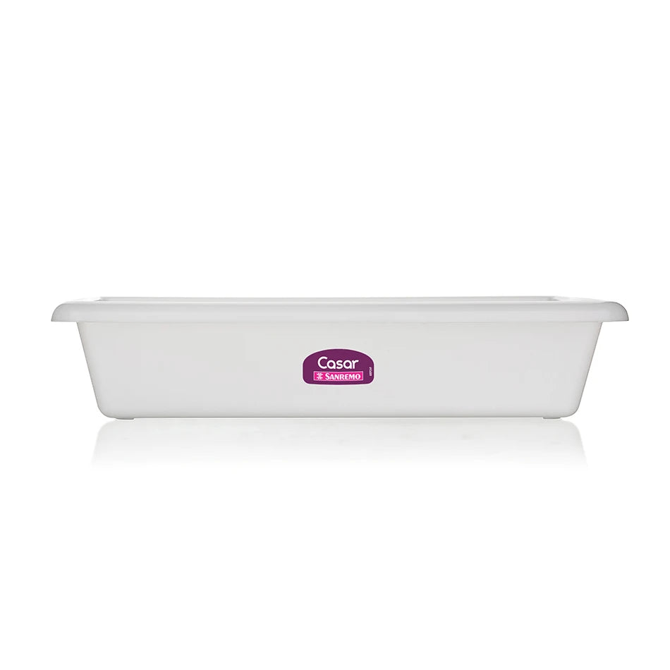 Travessa Plástica Sanremo M Ref.342 — 44×28,5×8,2 cm | Bandeja para Temperar e Servir