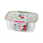 Conjunto 3 Potes Herméticos Sanremo | 580 ml, 1,4 L e 3,2 L • Livre de BPA • Micro-ondas / Freezer / Lava-louças