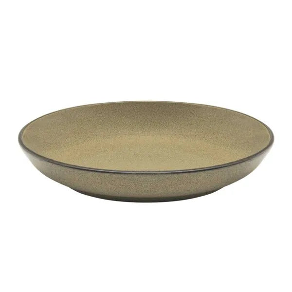 Conjunto de Pratos Fundos 20,5 cm Flat Ocre Oxford Biona – Cerâmica Premium, Design Moderno e Sofisticado