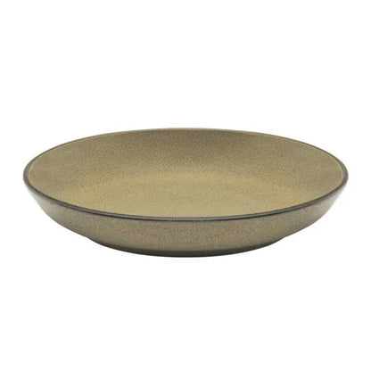 Conjunto de Pratos Fundos 20,5 cm Flat Ocre Oxford Biona – Cerâmica Premium, Design Moderno e Sofisticado