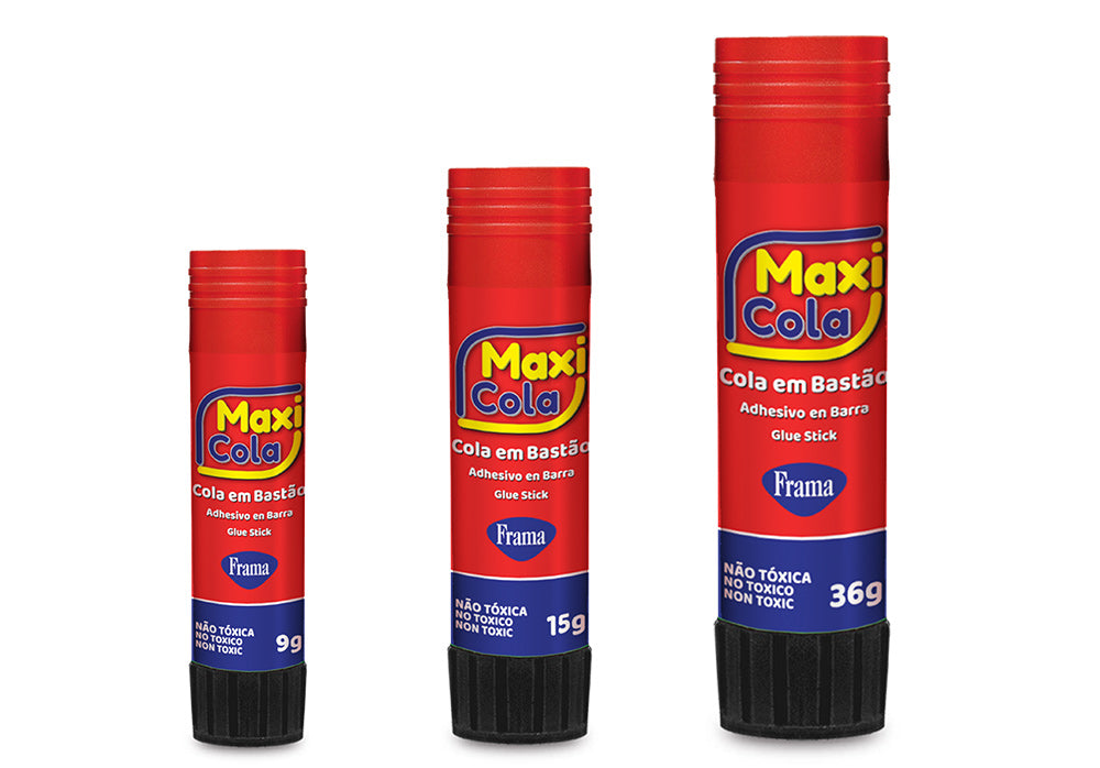 Cola Bastão Escolar Maxi Cola 9g | 15g | 36g | Frama