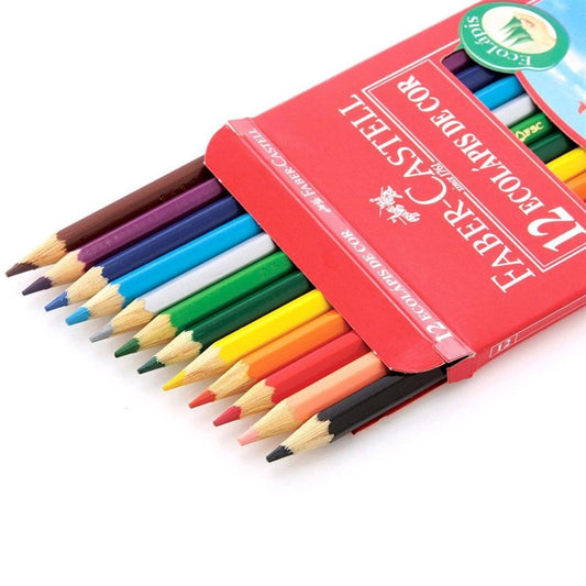 Kit 12 Lápis de Cor Sextavado EcoLápis | Faber-Castell