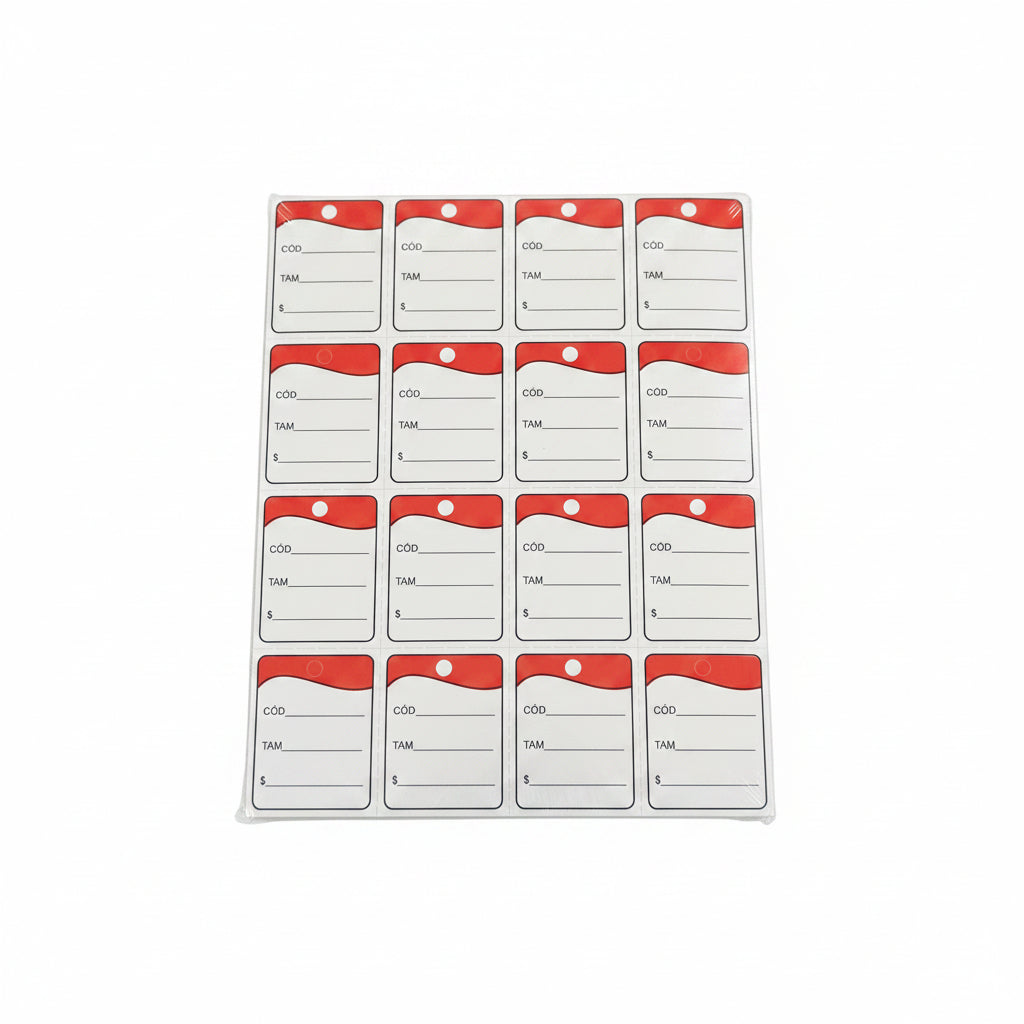 Etiqueta Tag para Marcação 38 x 30 mm Grespan | Pacote com 1.000 unidades