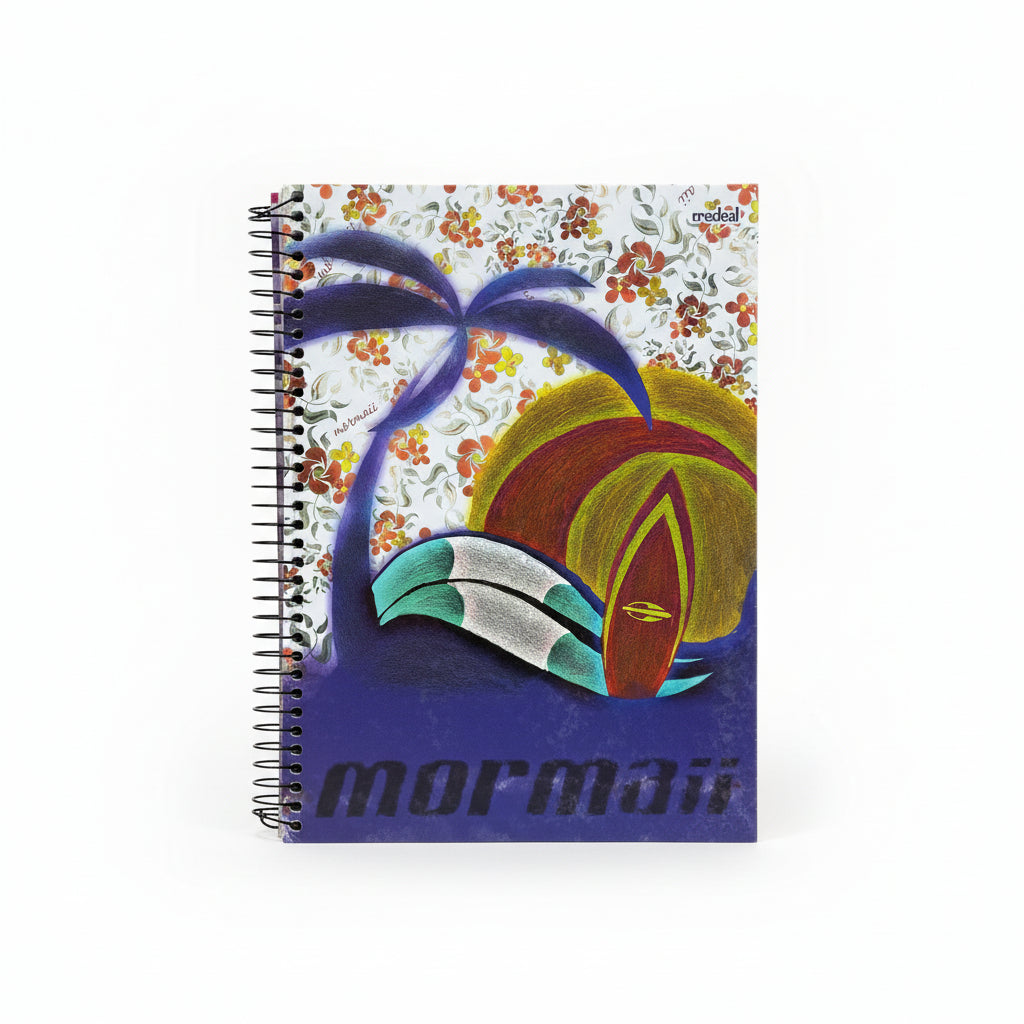 Caderno Mormaii Surfe Feminino 1 Matéria 96 Folhas Universitário Capa Dura | Credeal