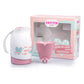 Conjunto Garrafa Térmica 700 ml + Suporte Filtro 102 | Branco • Ampola de vidro • 6h quente / 12h frio