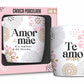 Caneca de Porcelana Urban 300ml Melhor Mãe do Mundo Brasfoot