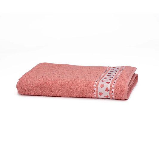 Toalha de Banho Felpuda Jacquard Premium Döhler Rosa 70x140cm – FJ 6987
