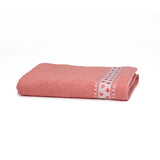 Toalha de Banho Felpuda Jacquard Premium Döhler Rosa 70x140cm – FJ 6987