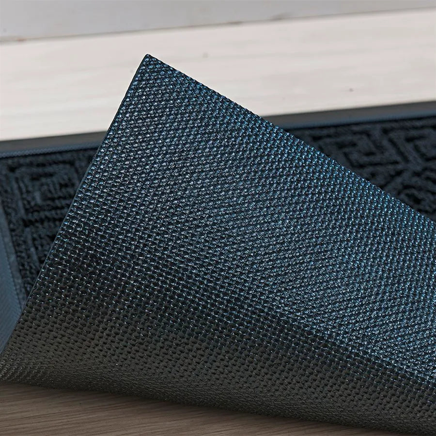 Capacho Lima 60×90 cm – Preto Bouclé Antiderrapante | Niazitex