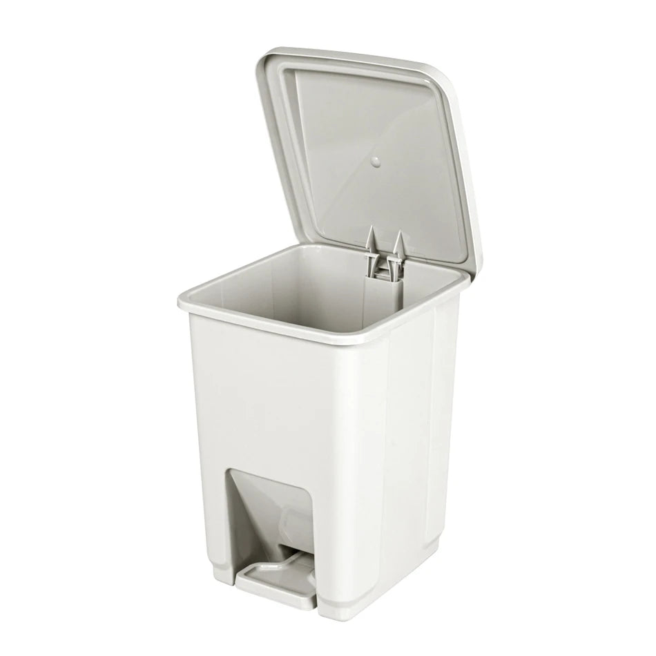 Lixeira Quadrada 7L Sanremo c/ Pedal SR2207 — Plástico | Banheiro/Cozinha