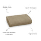 Toalha de Banho In Natura 68×140 cm – Eco Fio 450 g/m² Amêndoa & Babosa | Appel Home