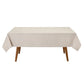 Toalha de Mesa Quadrada Döhler Clean Linhares Natural 2,00m x 2,00m | 8 Lugares