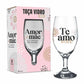 Taça Windsor Vidro 330ml Brasfoot – Amor de Mãe é o Melhor do Mundo