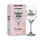 Taça de Vinho 385ml “Amor de Mãe é o Melhor do Mundo” Brasfoot – Presente Especial para Mães