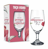 Taça Windsor 330ml Brasfoot – Para uma Pessoa Muito Especial | Presente em Vidro