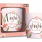 Caneca Porcelana Urban 300ml Vovó Te Amo | Brasfoot