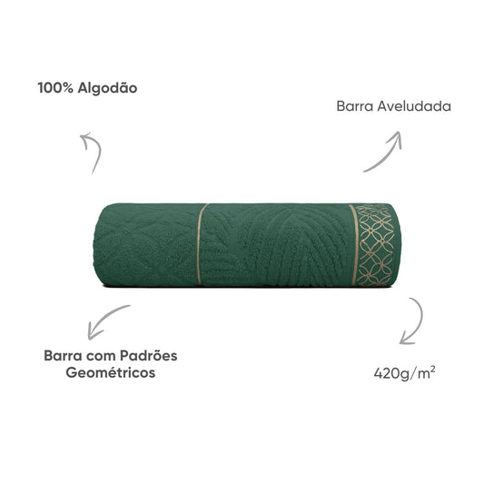 Toalha de Rosto Nativa 50×75 cm – 100% Algodão 420 g/m² | Appel Home