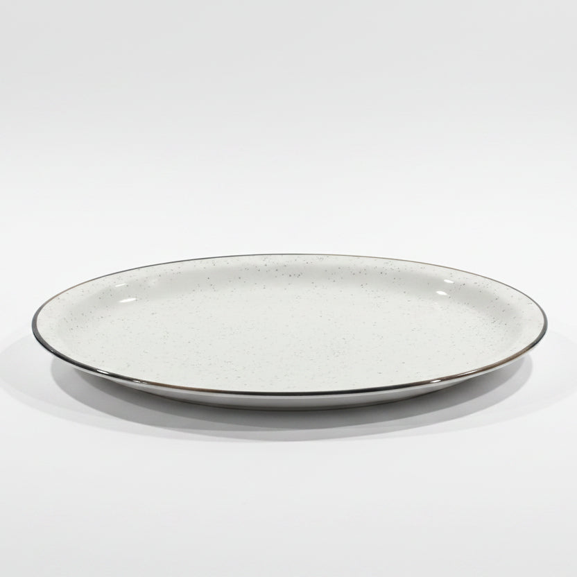 Travessa Oval Rasa Cerâmica Oxford Unni Brisa 30cm