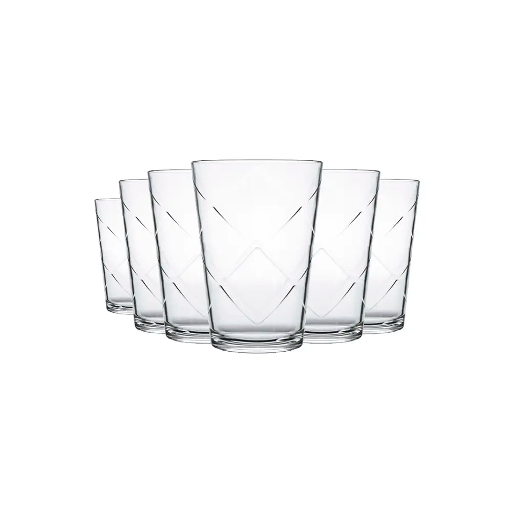 Conjunto 6 Copos Multiuso Vidro 265 ml Nadir Maracatu
