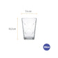 Conjunto 6 Copos Multiuso Vidro 265 ml Nadir Maracatu