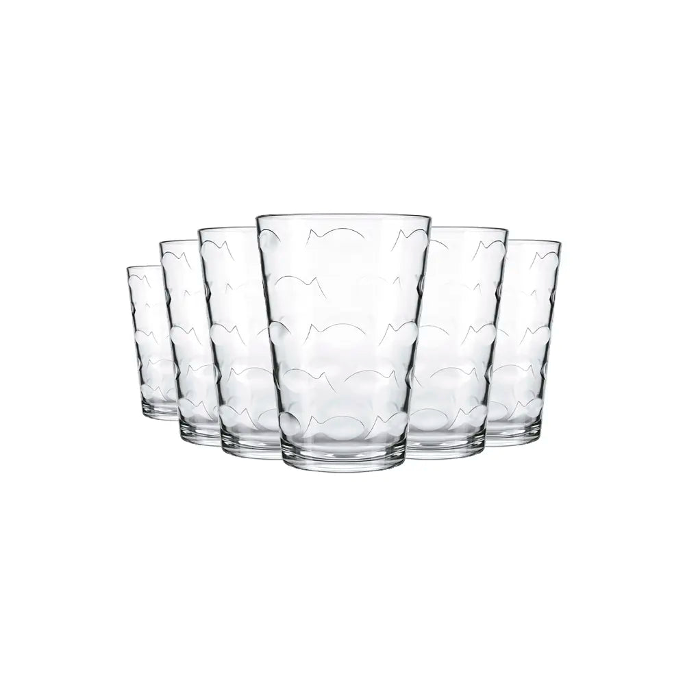 Conjunto 6 Copos Vidro Laguna 265 ml – Nadir Figueiredo | Multiuso e Transparente
