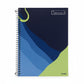 Caderno Connect Arte Abstrata Credeal 1 Matéria 80 Folhas Universitário Espiral Capa Dura