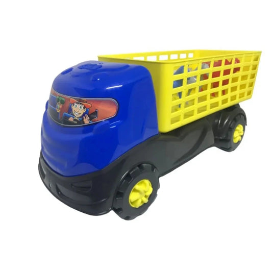 Caminhão Toko Boiadeiro 45 x 16,5 x 20 (C x L x A) Caminhão + 4 Animaiszinhos GGB Brinquedos