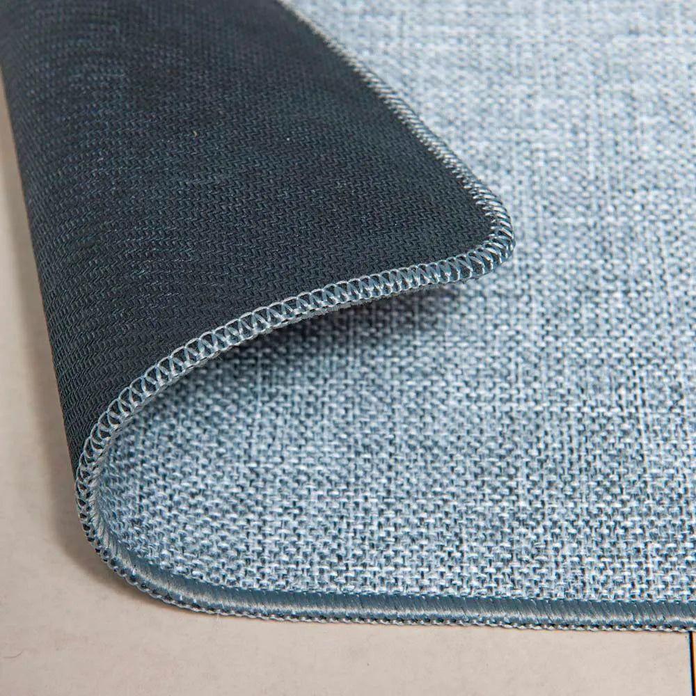 Tapete Nature Cozinha 46×120 cm – Niazitex Cinza Antiderrapante | Passadeira em Poliéster