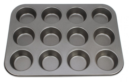 Forma de Pão de Queijo BigSul 12 Cavidades Antiaderente em Aço Carbono 35 x 26 x 3 cm