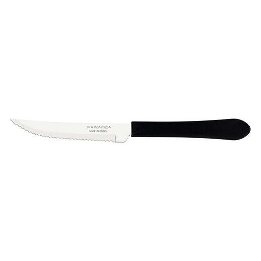 Faca para Churrasco 4" Leme com Lâmina em Aço Inox e Cabo de Polipropileno | Duas Opções de Cor | Tramontina