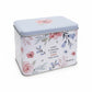 Caneca de Vidro 300ml Diamond Metalic com Lata – Presente para Mãe “Com Todo Meu Carinho” | Brasfoot