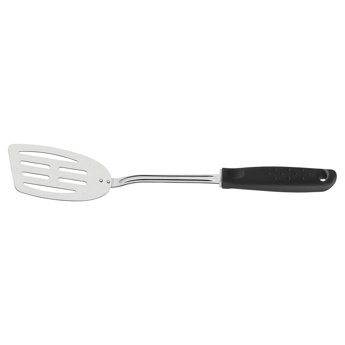 Espátula Tramontina Utilità Aço Inox 36 cm – Cabo Polipropileno Preto | Durável e Lava-louças