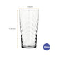 Jogo 6 Copos Long Drink Orla 350 ml – Vidro Cristalino Transparente | Nadir